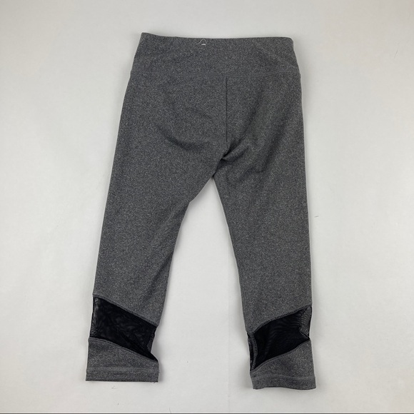 Justice Active Leggings Girls Size 8 Gray Black Mesh - Picture 8 of 8